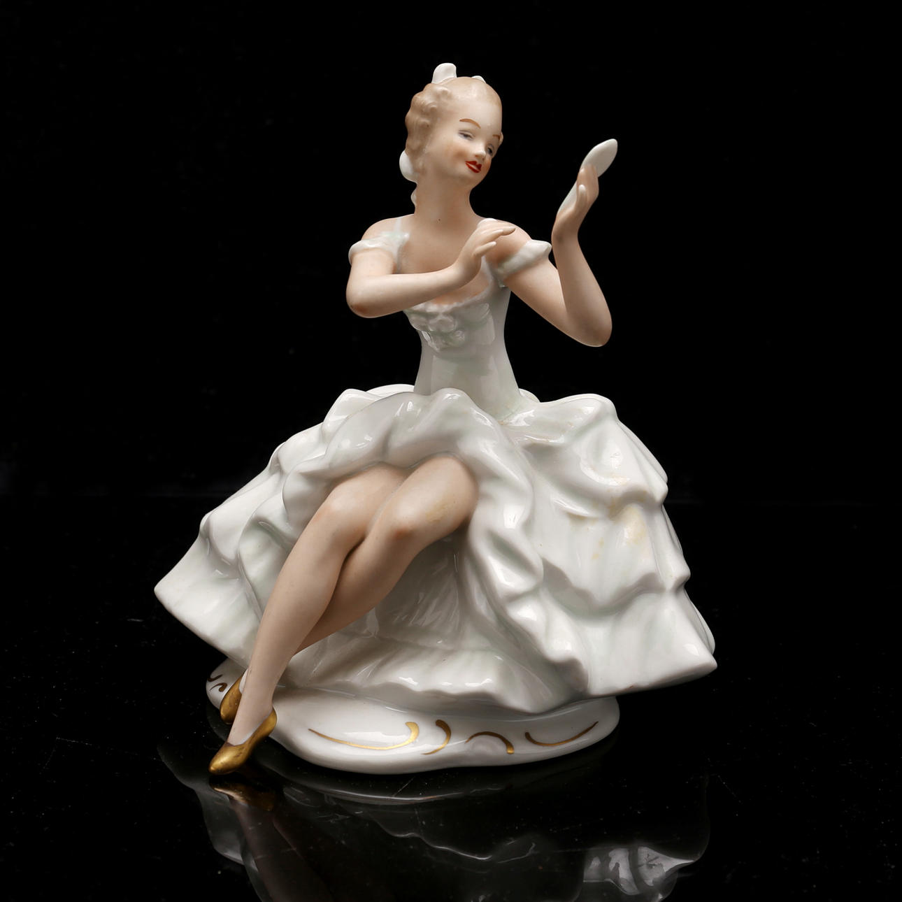 FIGURIN, porslin, Wallendorf, Tysland.