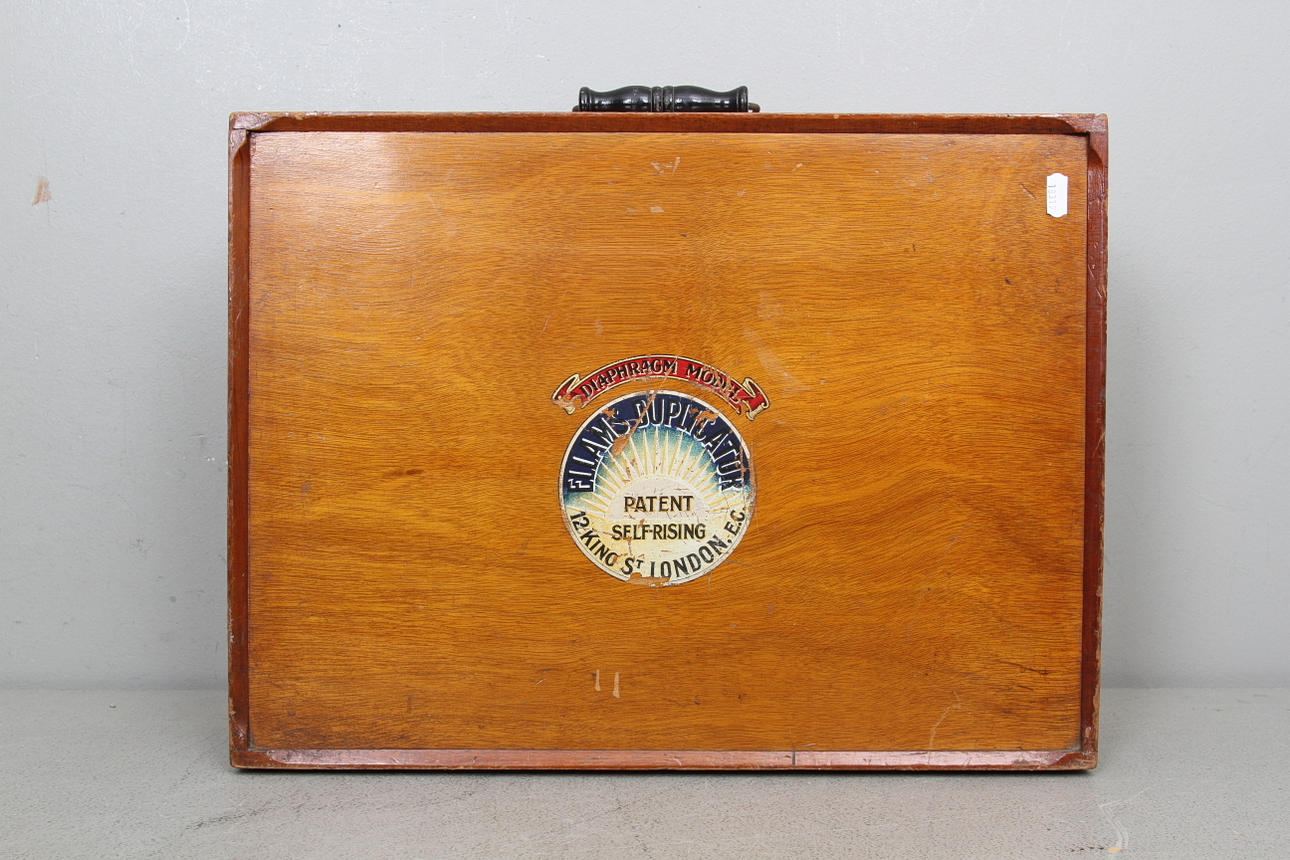 KOPIATOR, Ellams, Diaphragm Model, 1800-talets slut.