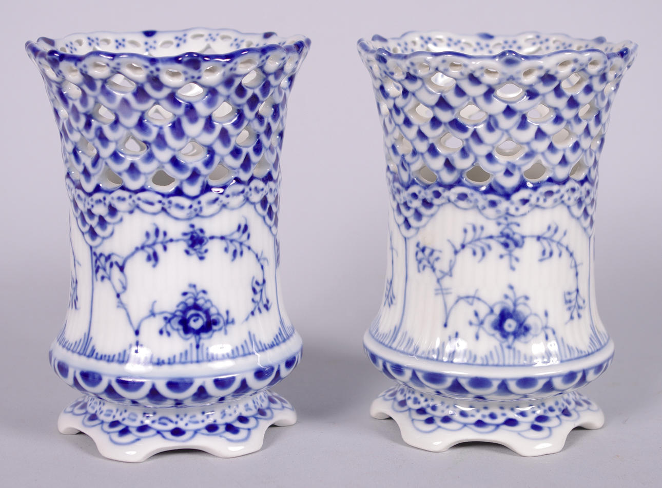 VASER, 1 par, "Musselmalet, Royal Copenhagen.