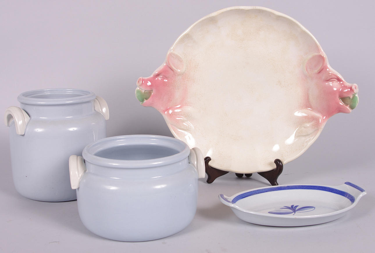 2 KRUS SAMT 2 FAT, "Standard" Rörstrand, Gefle samt Göteborg.