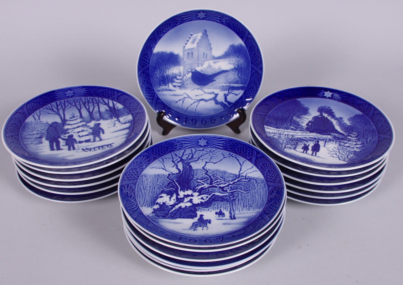 JULTALLRIKAR, Royal Copenhagen, 1966-1984.