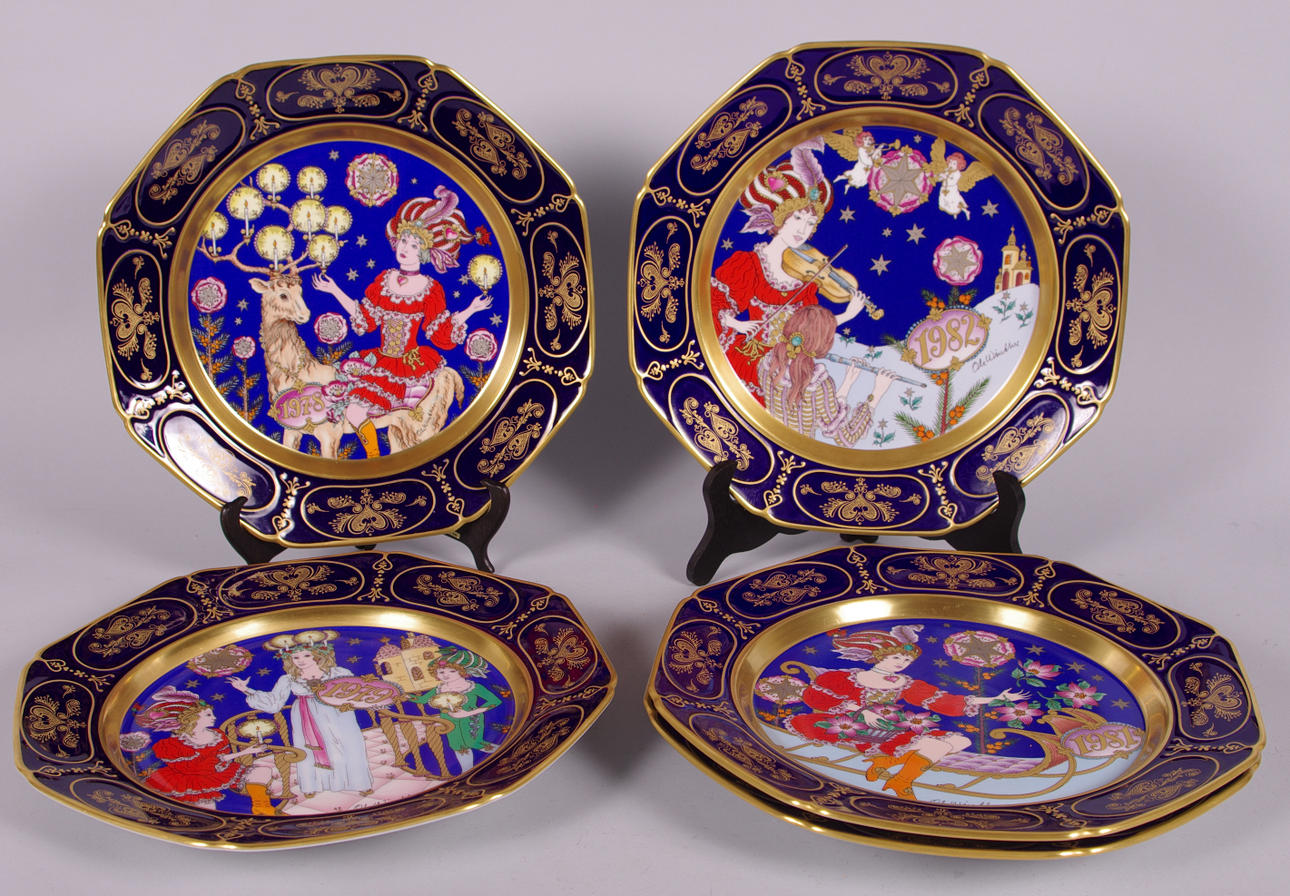 JULTALLRIKAR, Ole Winther, Hutschenreuther.