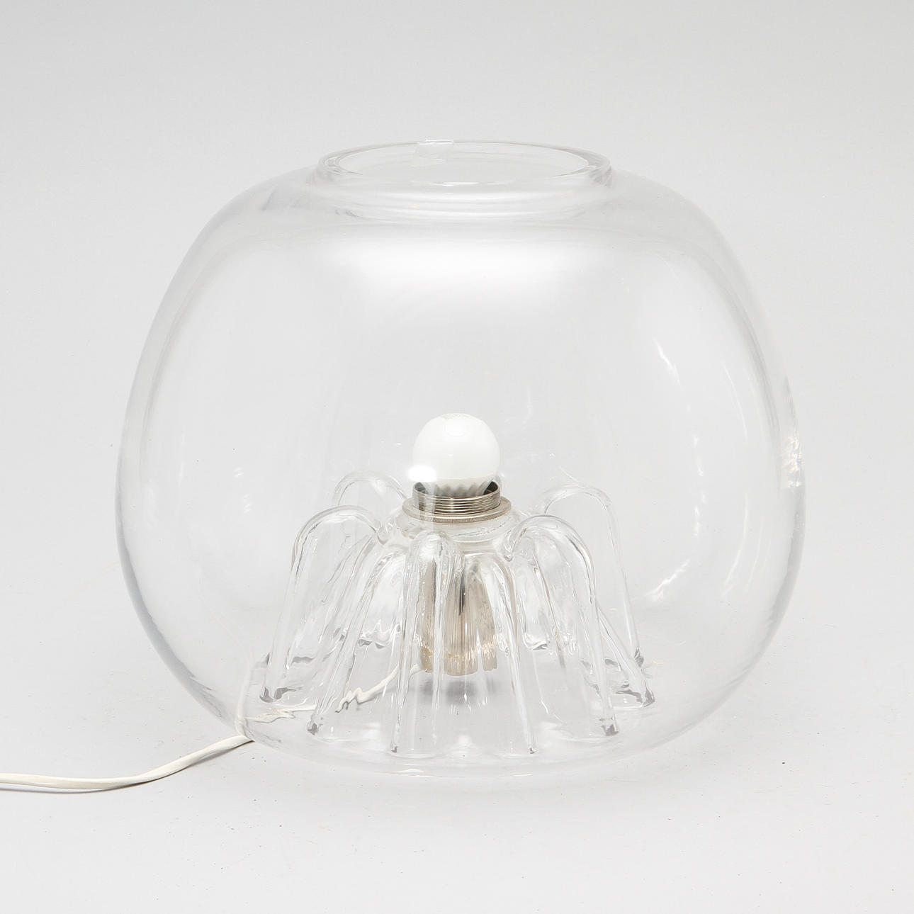 BORDSLAMPA, Orrefors, 1900-tal.