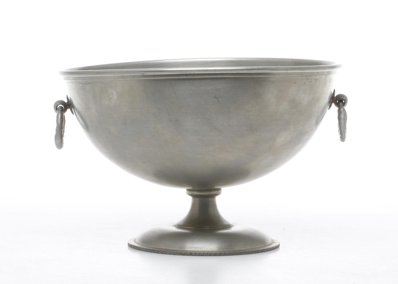 SKÅL på fot, tenn, Firma Svenskt Tenn, 1928.