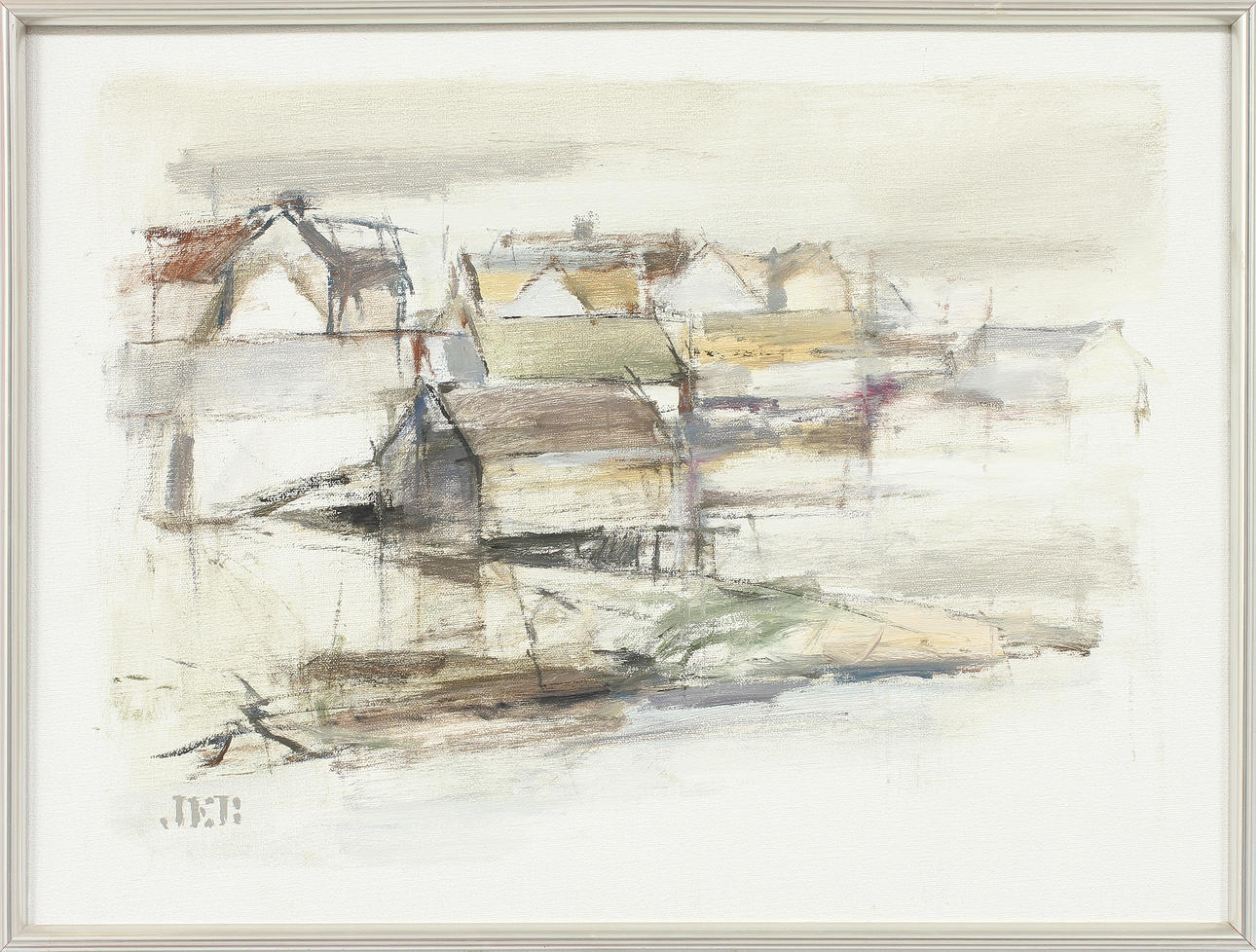 JOHN ERIK BÄCKERSTEN. Olja på duk, signerad JEB.