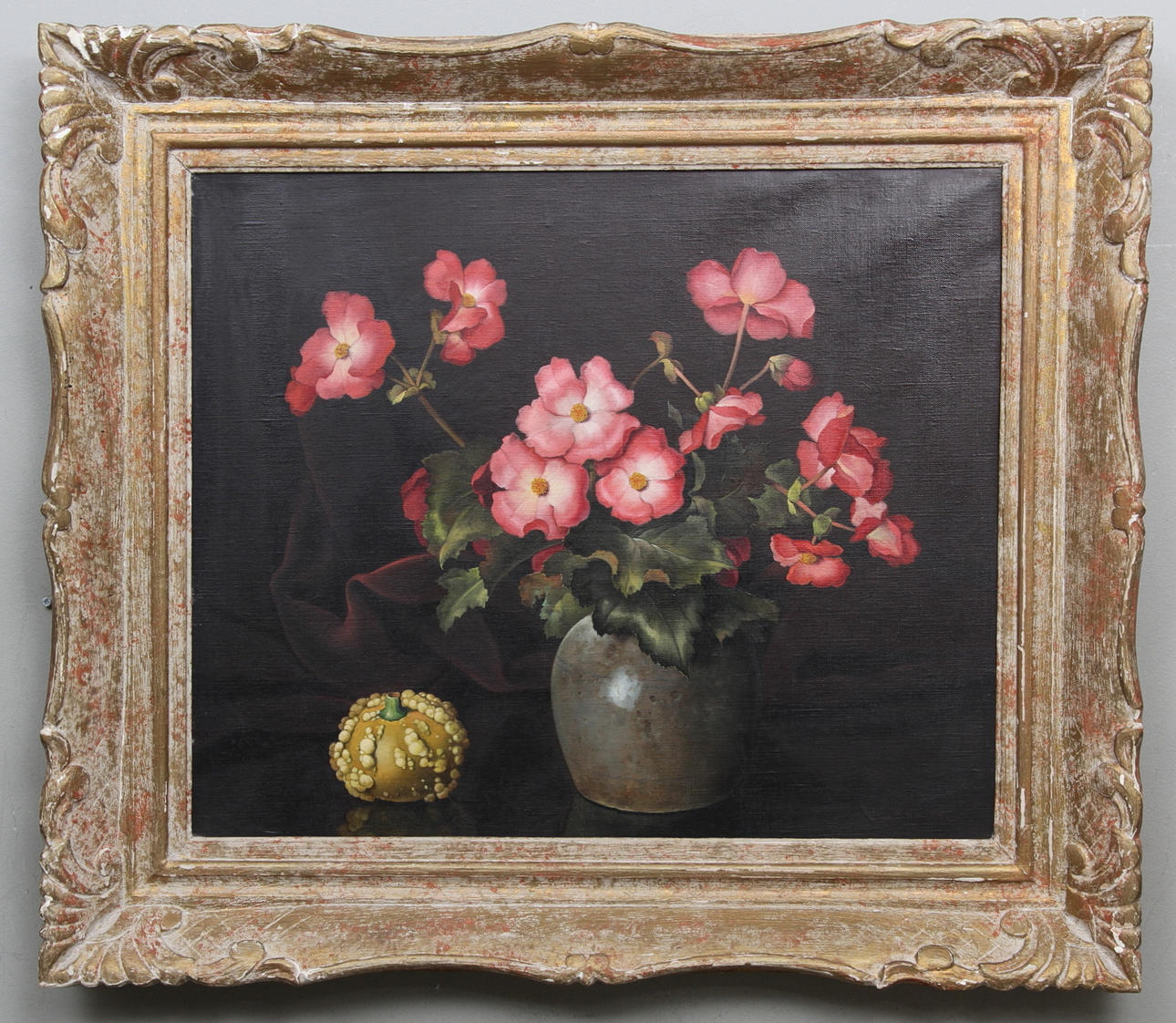 JOANNES B.N. VAN GENT. 1891-19 74, Holland. Stilleben med blommor. Olja på duk. Signerad.