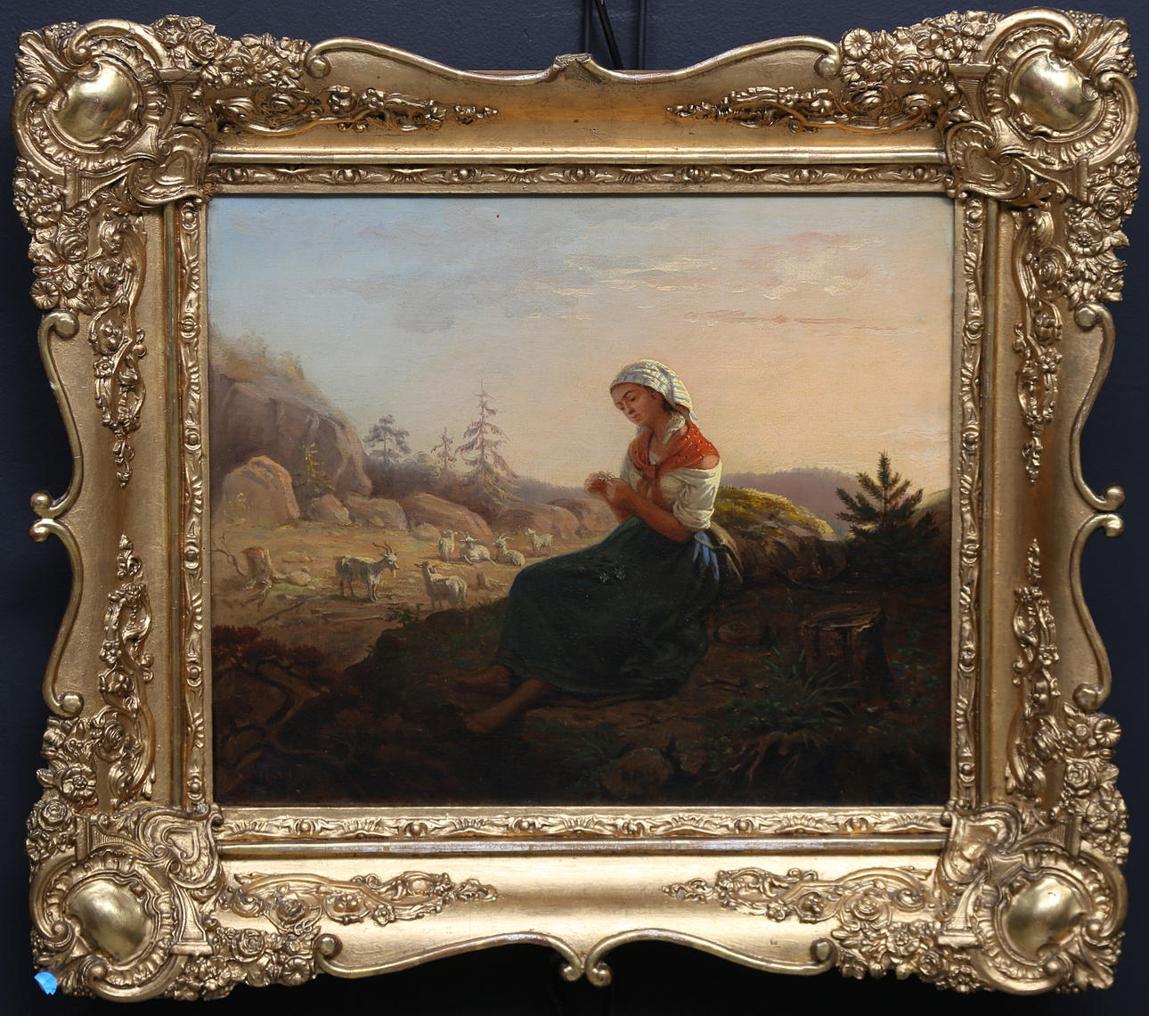 NILS ANDERSSON. Oil on canvas, signed.