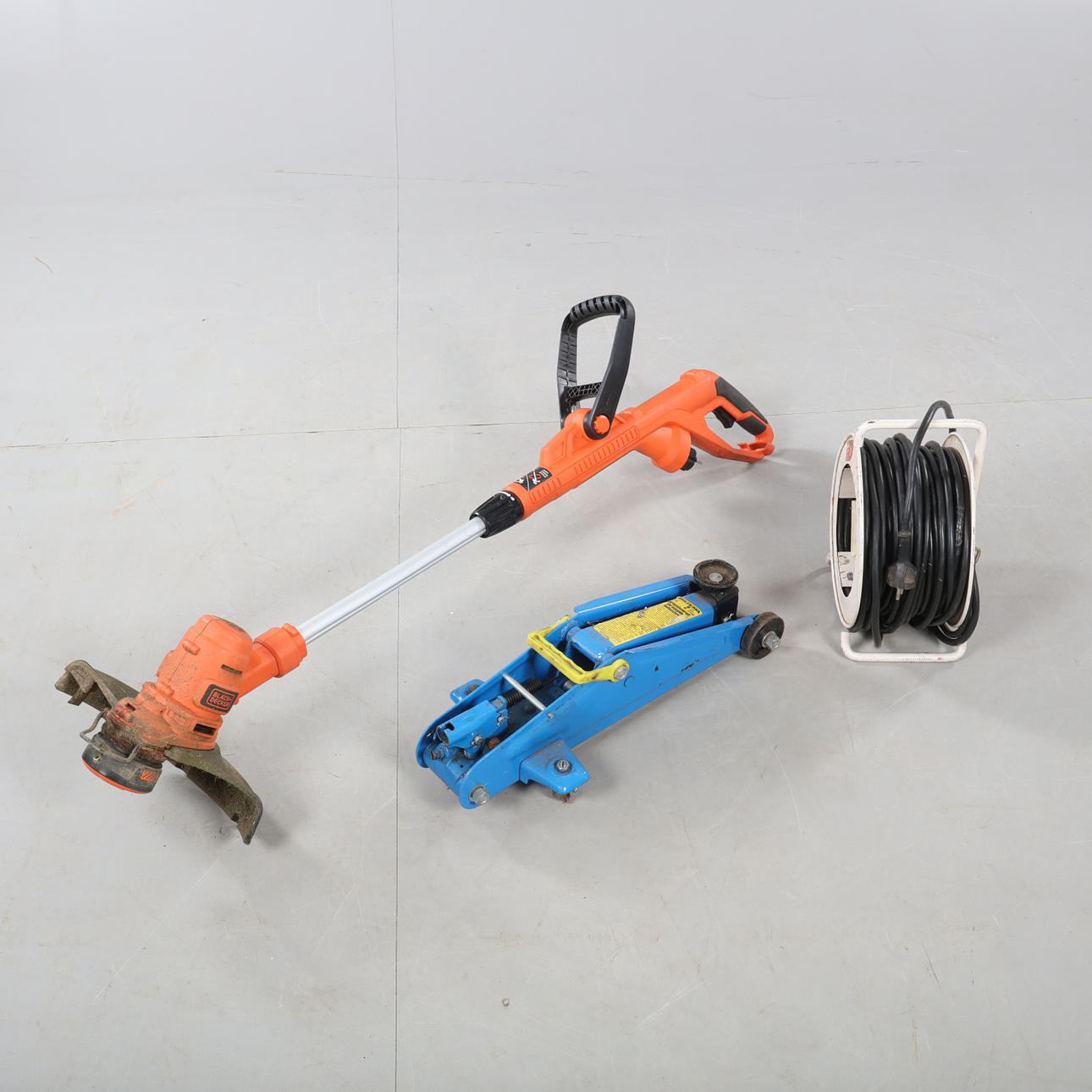 LAWN TRIMMER, CORD WINDER, JACK, A Collection.