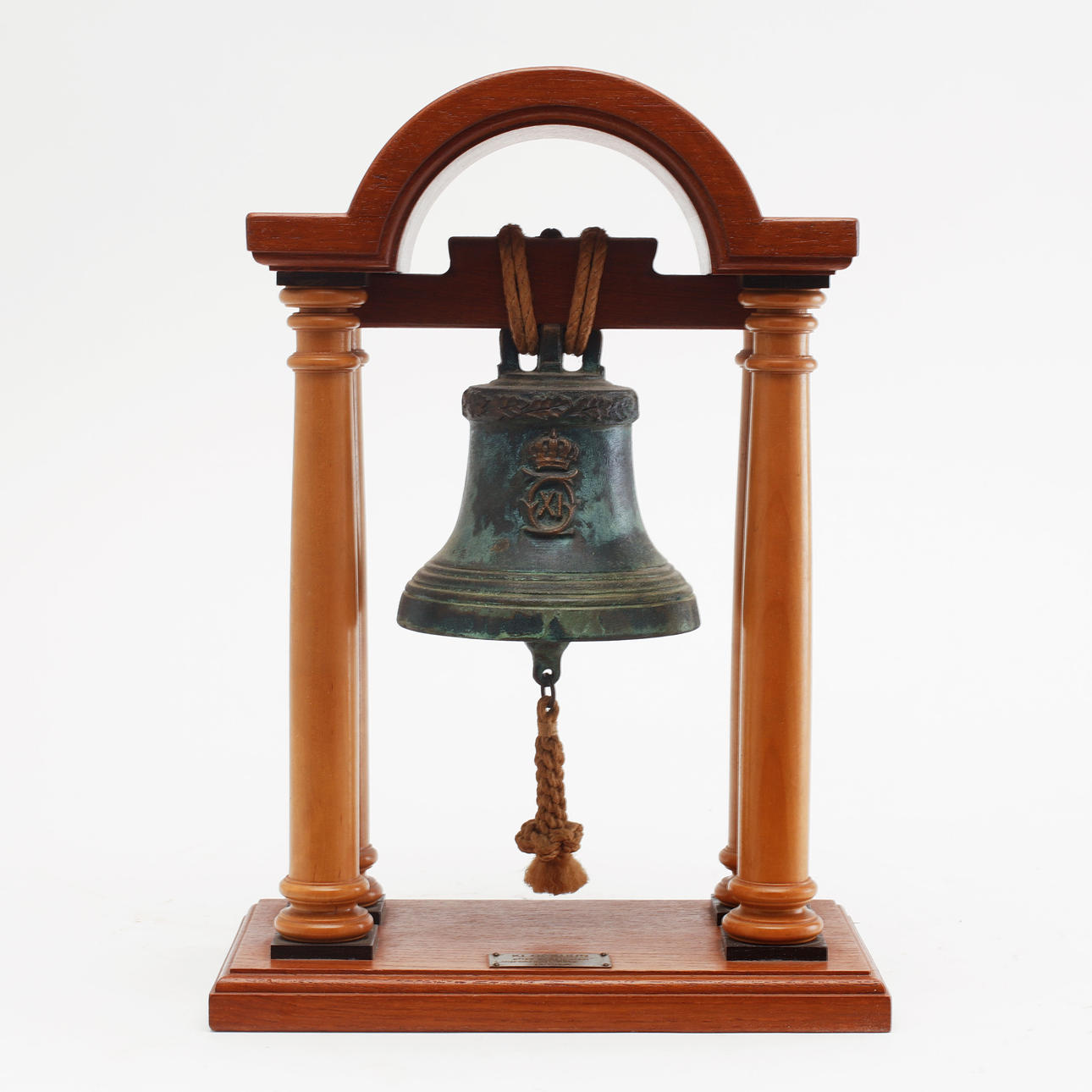 KLOCKHUS, trä, metall, 1900-tal.