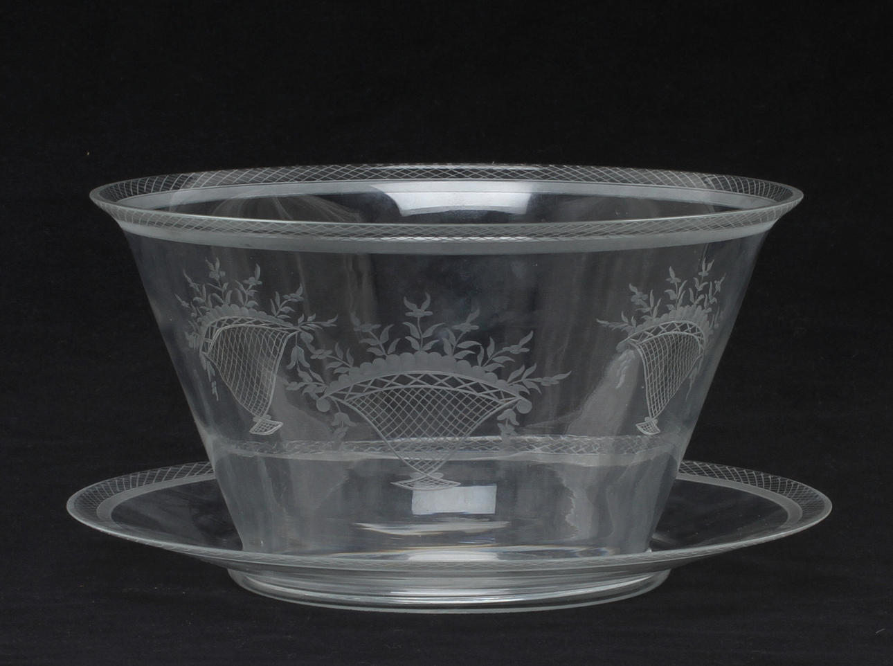 SKÅL med fat, Edward Hald, Orrefors.