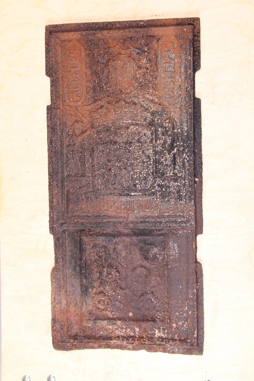 SÄTTUGNSPLATTA, gjutjärn, 1700-tal, Husebybruk.