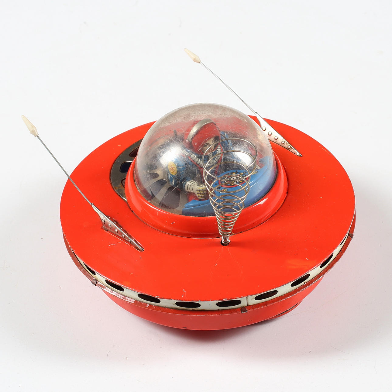 Jouet U.F.O. Volant TW YOSHIYA 663 – Space Flying Saucer – Friction – Japon 1960's