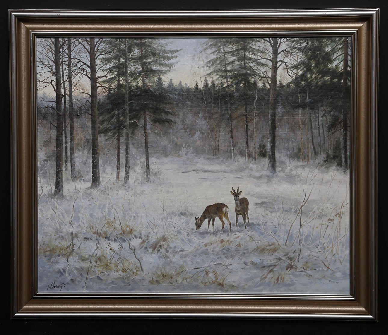 JAROSLAV CHUDY. Oil on canvas, signed.