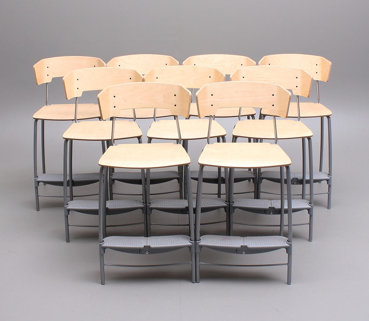 BARSTOLAR, 9 st, Kinnarps Kontorsmöbler.