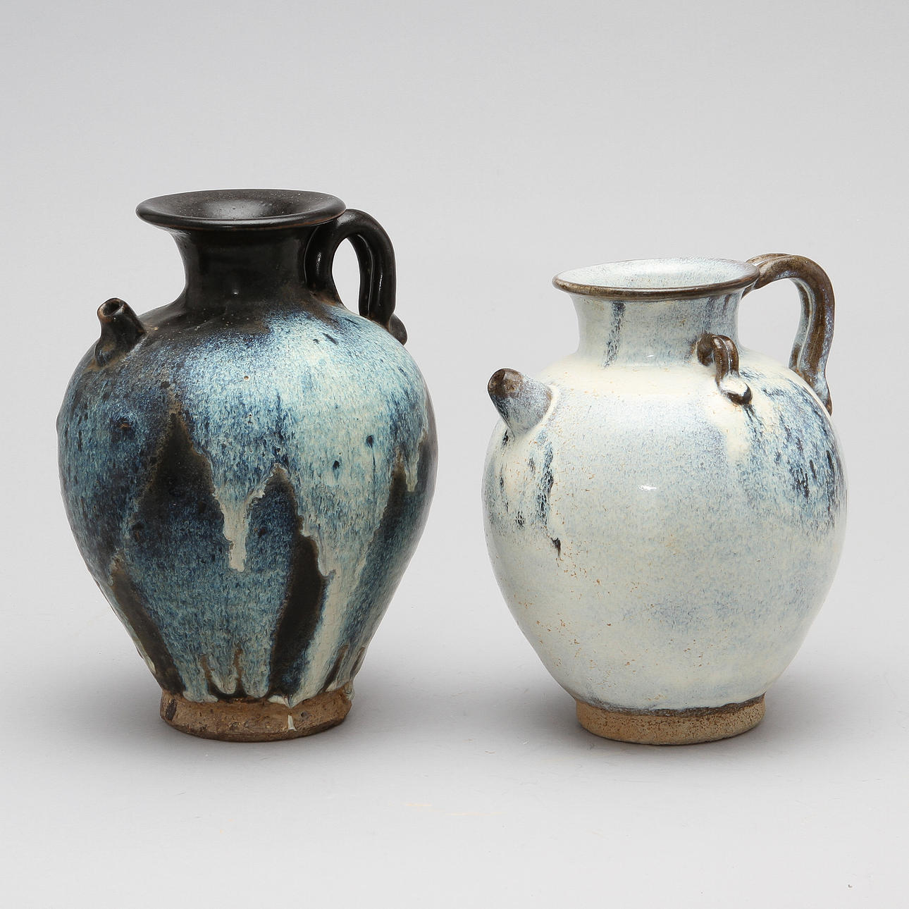 KANNOR, 2 st, lergods, Kina, Tangstil.