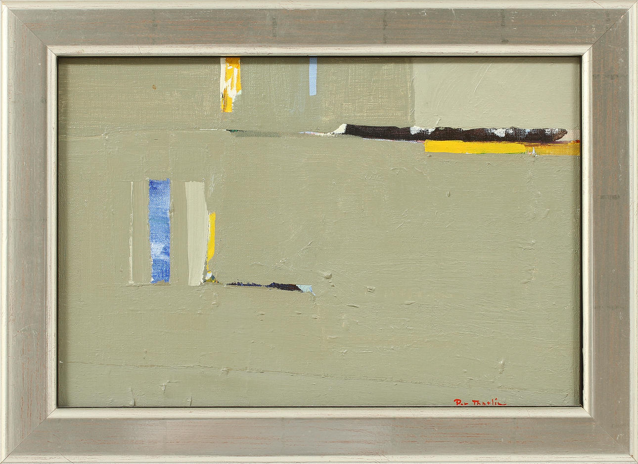 PER THORLIN. Olja på duk, signerad.