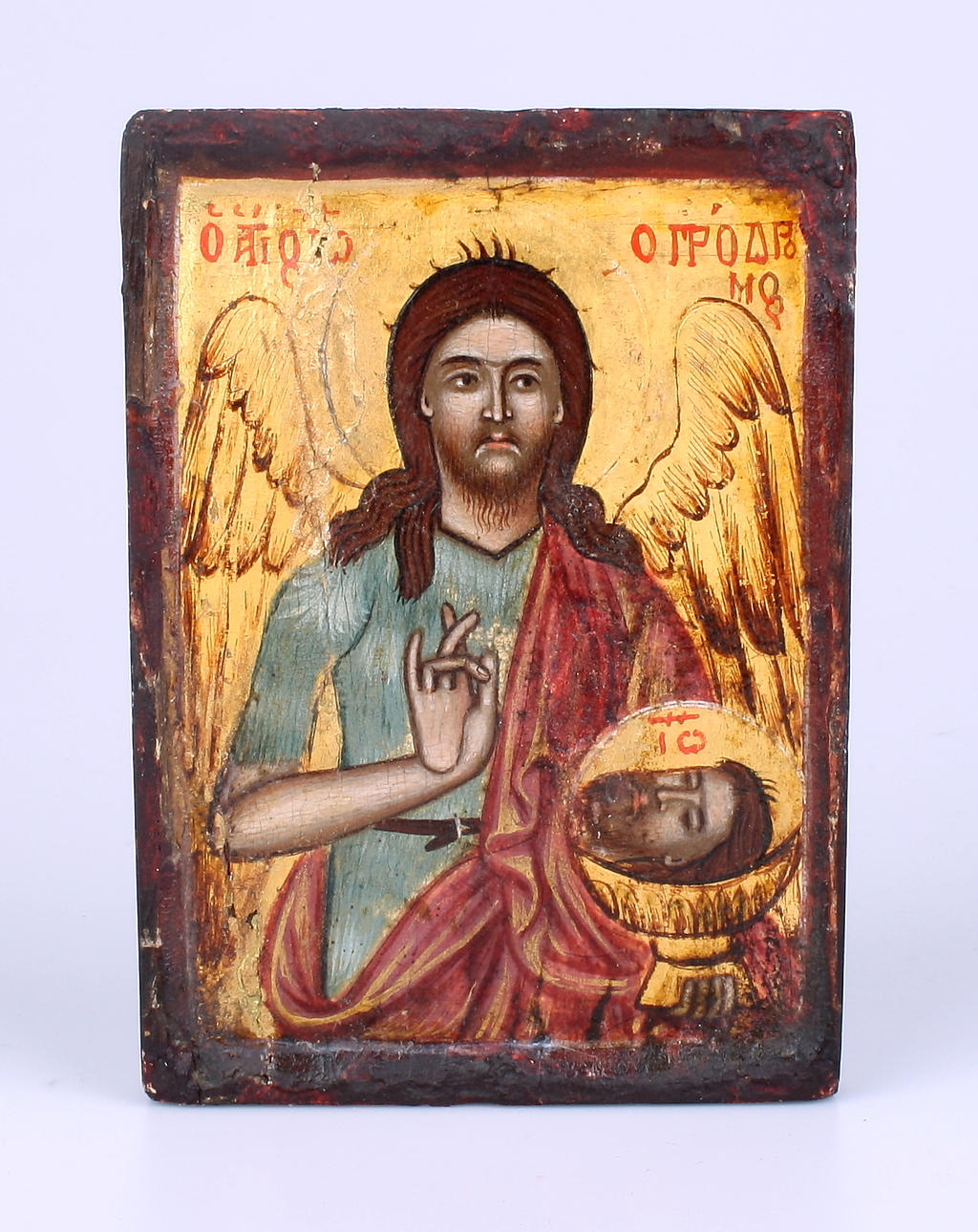 IKON, trä, rysk, "Johannes Döparen", 1700-/1800-tal.