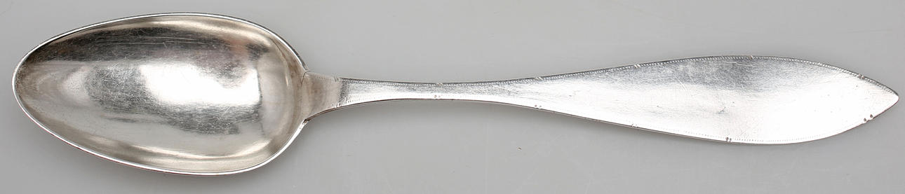 UPPLÄGGSSKED, silver, Johan Patrik Ljungström, Uddevalla, 1813.