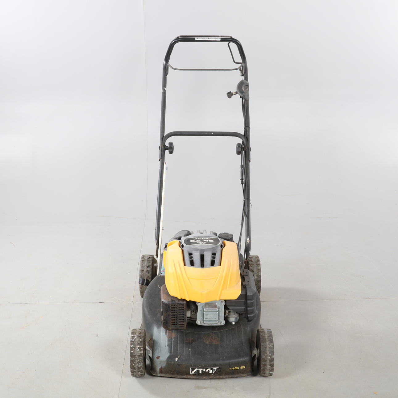 Plæneklipper, STIGA Combi, med opsamler.