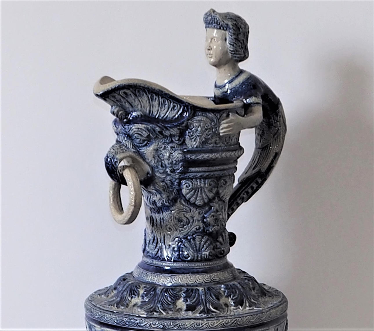 JUG WITH HÄNKEL, (mermaid), Germany.