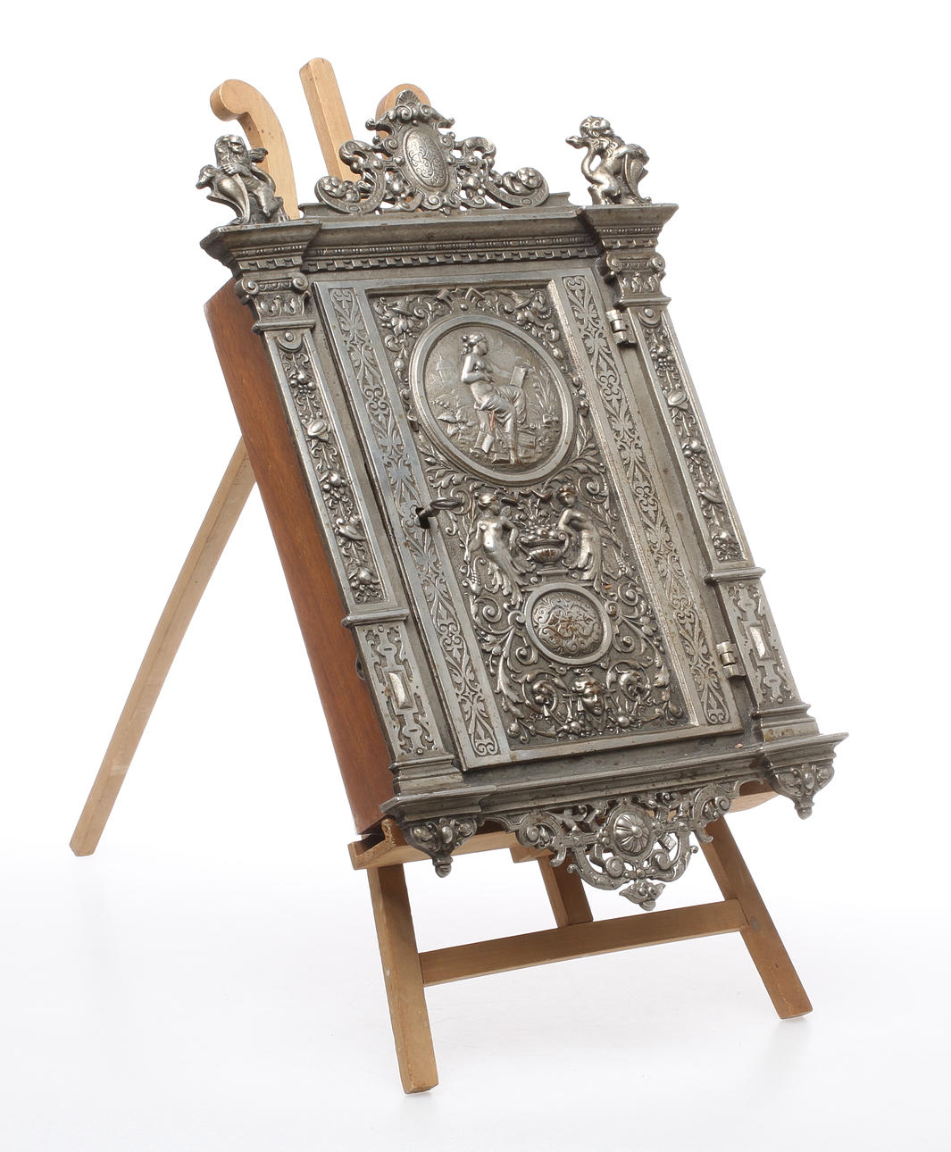 NYCKELSKÅP, metall, Husqvarna, sekelskiftet 1900.