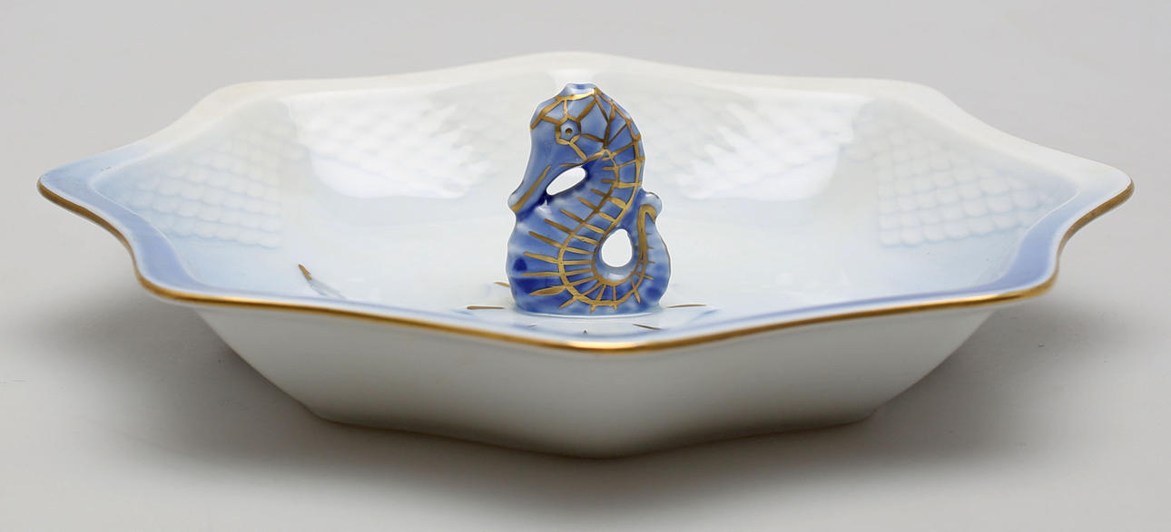 KONFEKTSKÅL, porslin, Blå Måsen, Bing & Gröndahl, Danmark.