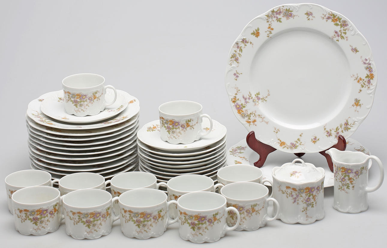 SERVISDELAR, 29 delar, porslin, Classic Rose, modell Fortune, Rosenthal.