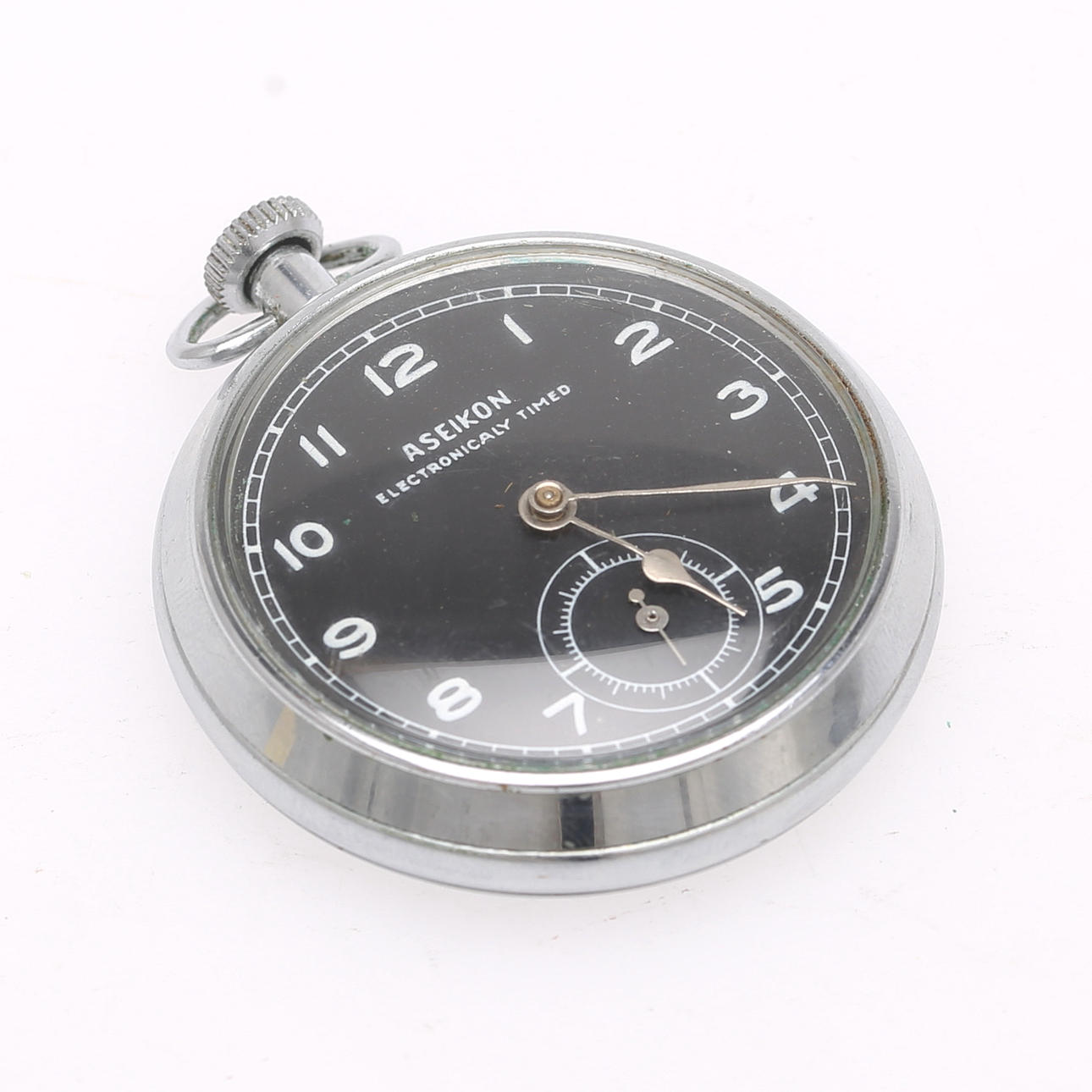 RELOJ DE BOLSILLO, ASEIKON Cronometrado electrónicamente.