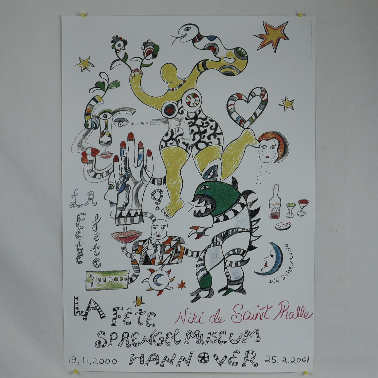 SAINT-PHALLE, NIKI DE. Poster “La Fête. Art - Engravings & Prints