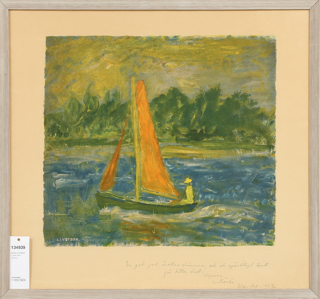 FÄRGLITOGRAFI, efter Ivan Ivarson.