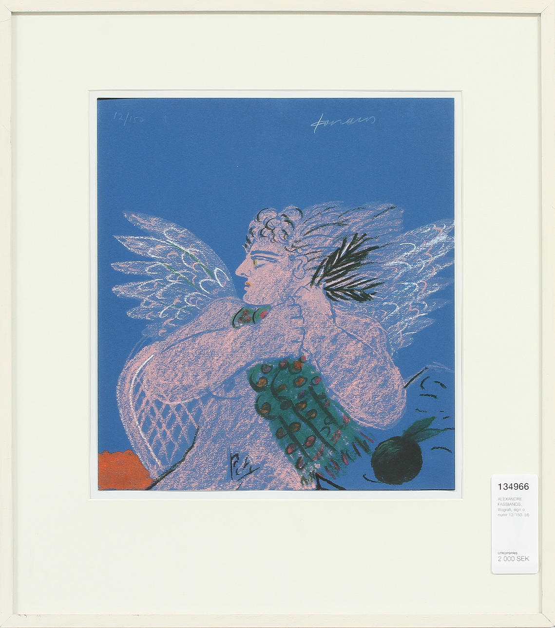 ALEXANDRE FASSIANOS, litografi, sign o numr 12/150.