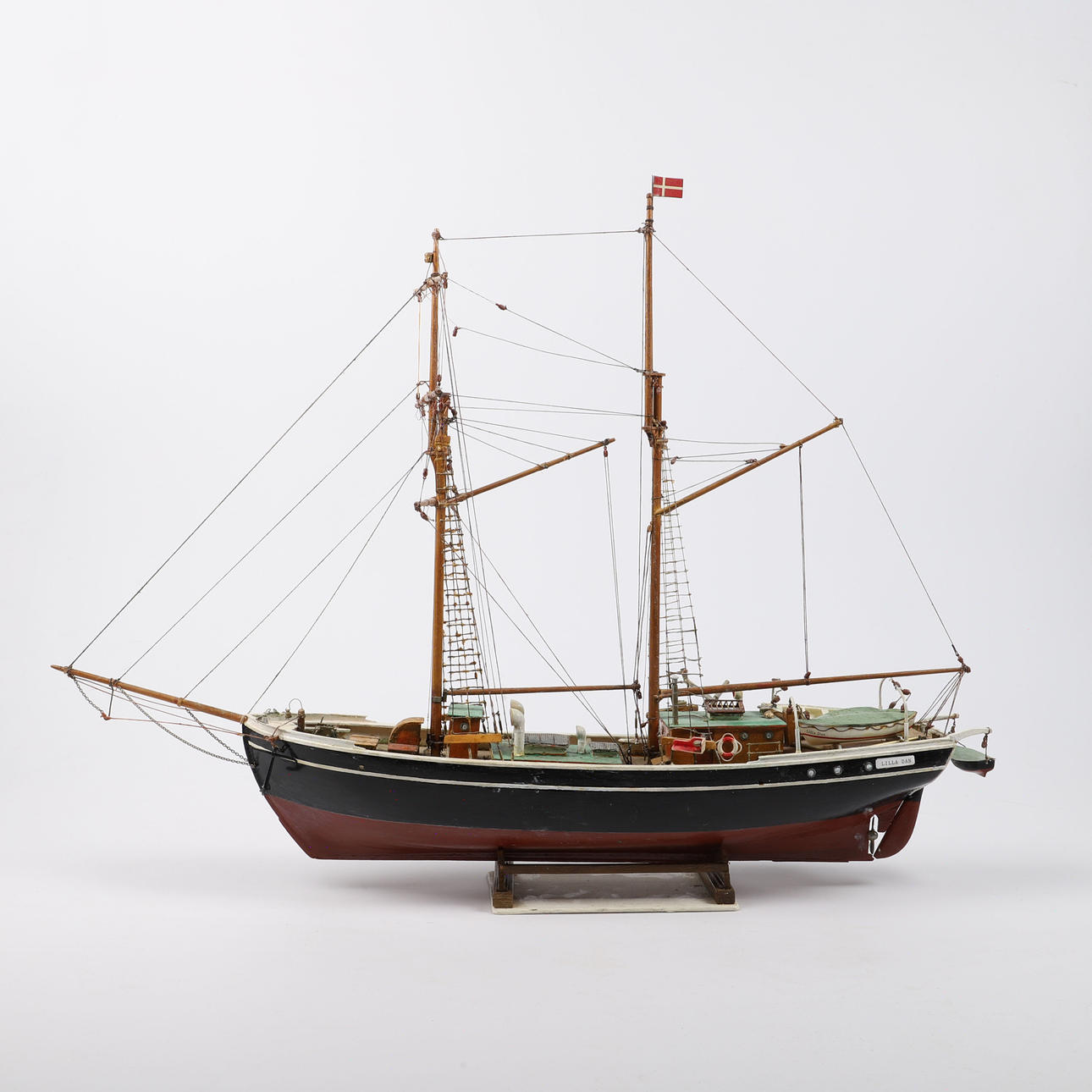 FARTYGSMODELL, "Lilla Dan", Danmark.