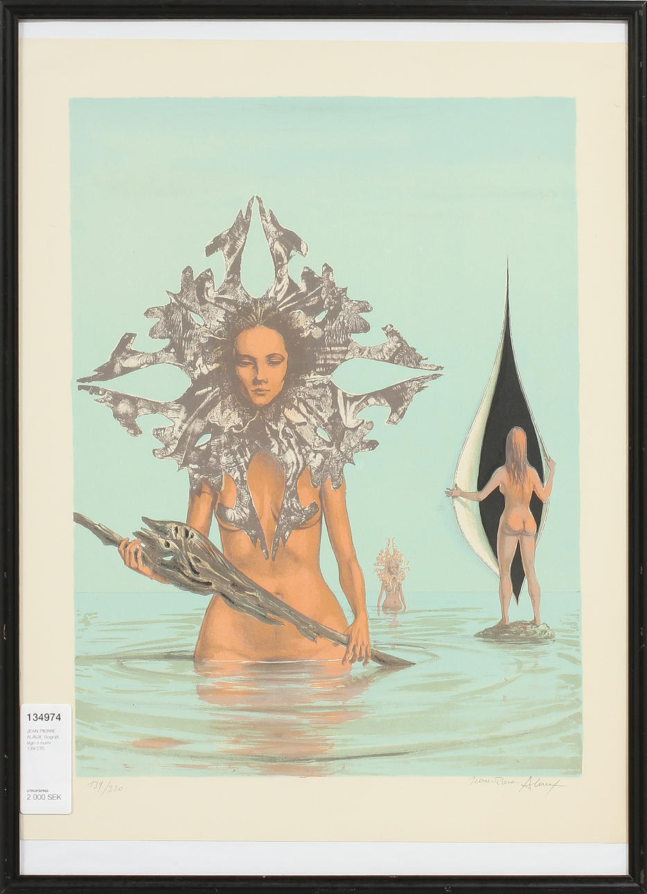 JEAN PIERRE ALAUX, litografi, sign o numr 139/220.