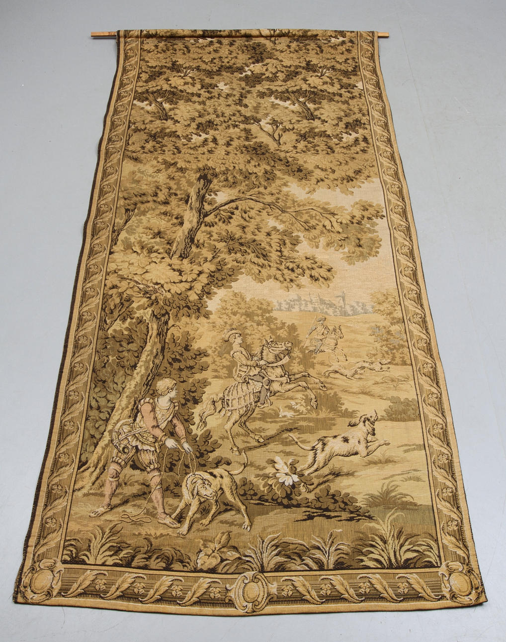 VÄGGBONAD, maskinvävd, 1900-tal.