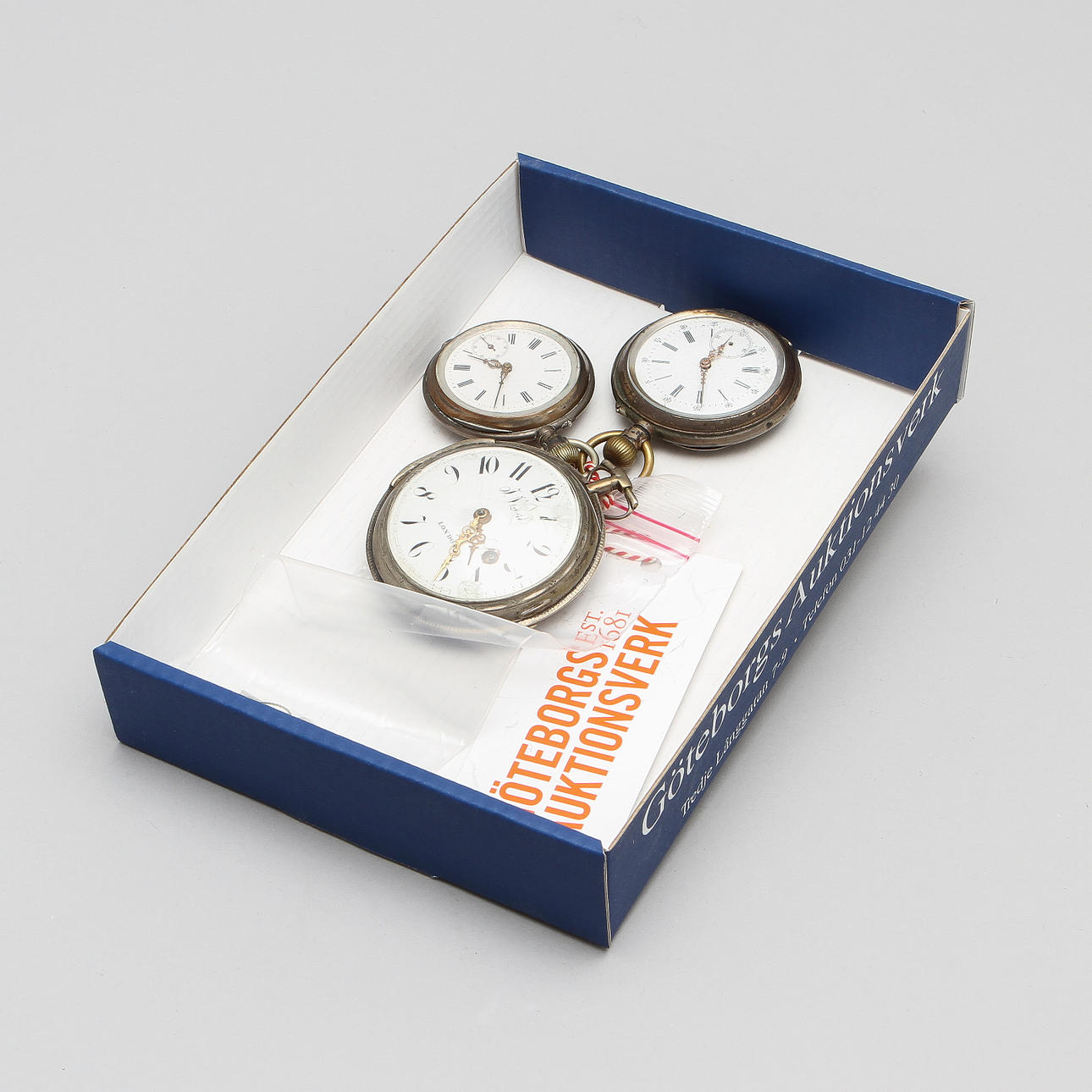 FICKUR, 3 st, delvis silver.