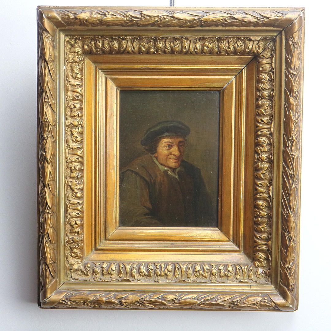 DAVID TENIERS. PORTRAIT ÖL GEMÄLDE.