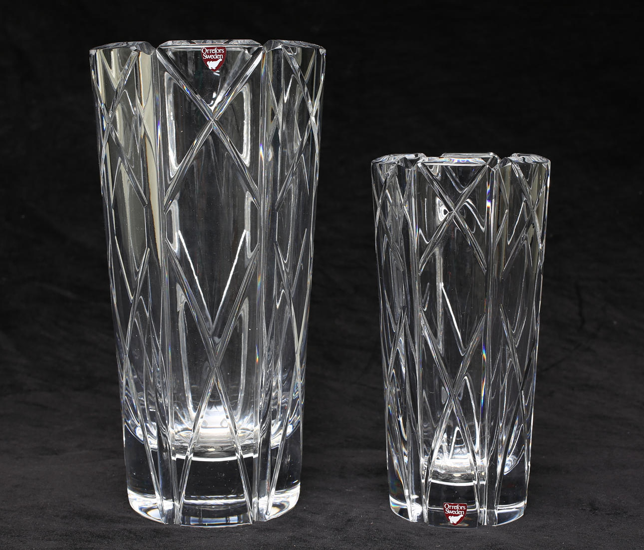 VASER, 2 stycken Orrefors.
