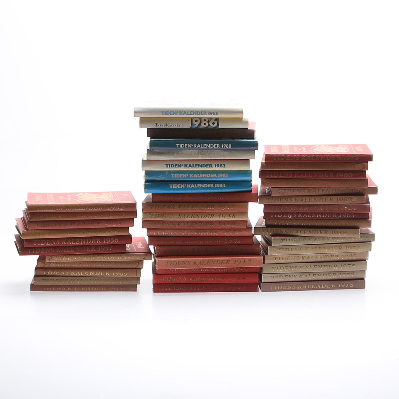 BÖCKER, Tidens kalender, 1900-tal.