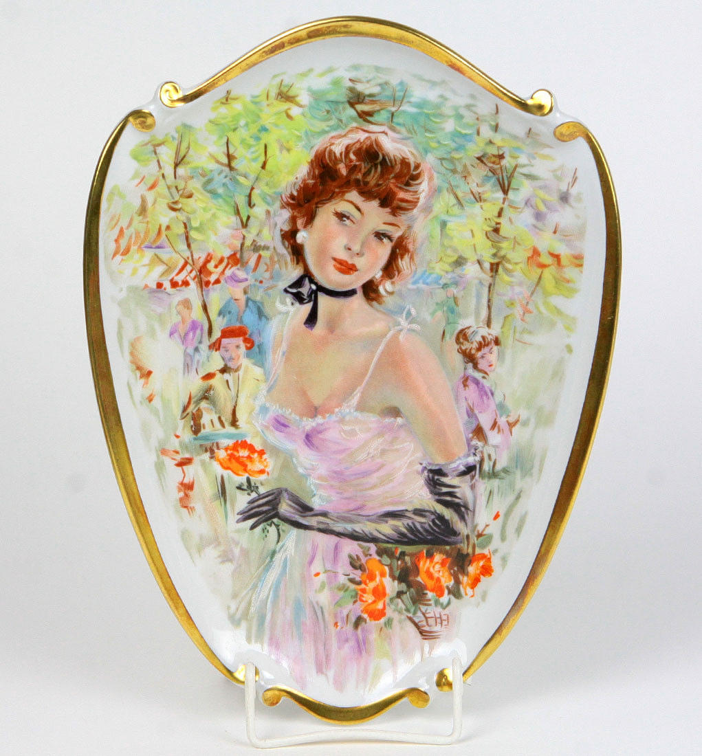 Wandteller 1950er Jahre.