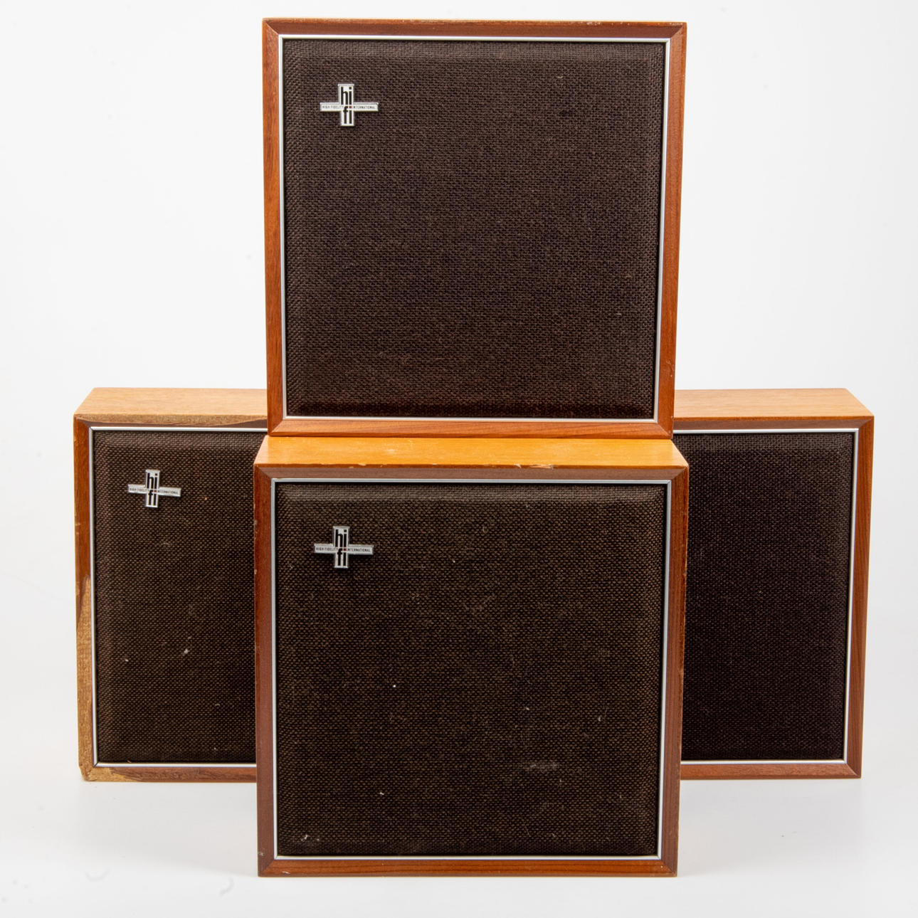 SPEAKER, 4 pieces, Philips, teak.