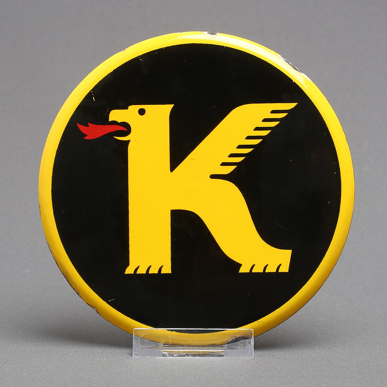 EMALJSKYLT KOPPARTRANS, gul / svart.