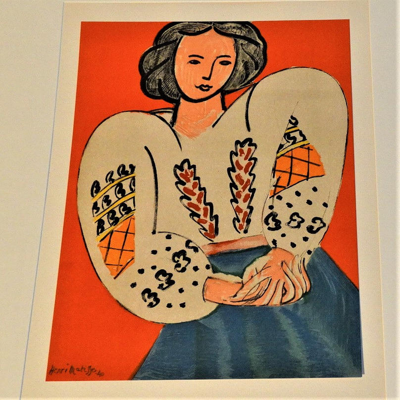 HENRI MATISSE. Farblithografie, 1954.