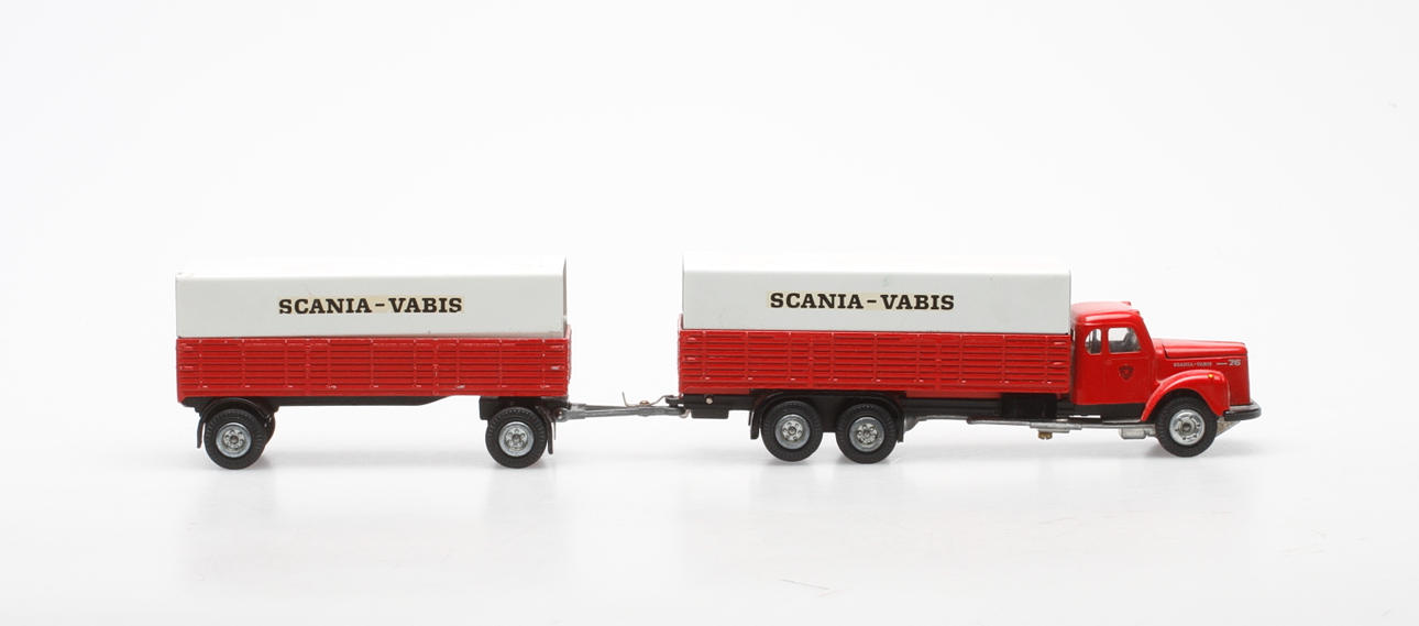 MODELLBIL, plåt, Scania-Vabis 451/452, Tekno, Danmark.
