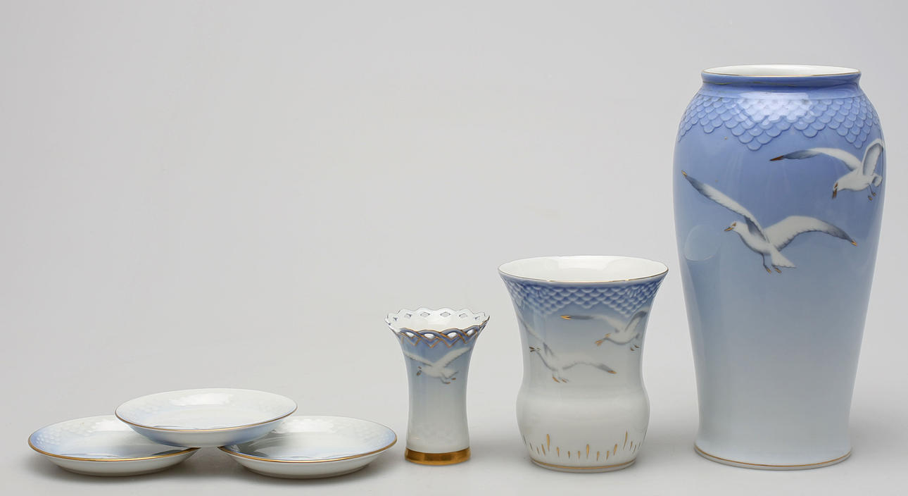 PARTI PORSLIN, Blå Måsen, Bing & Gröndahl, Danmark.