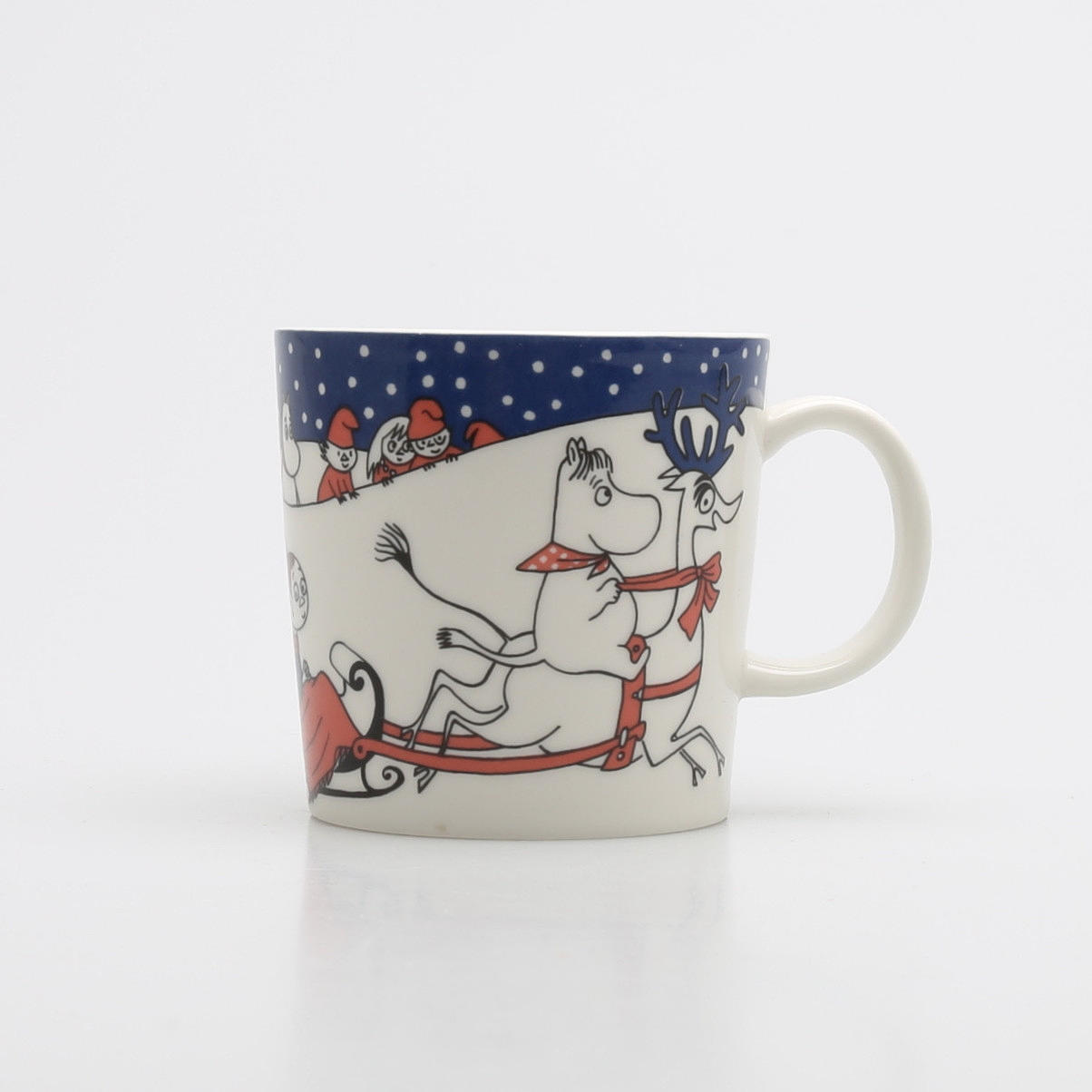 MUMINMUGG, "JULHÄLSNING", Moomin Characters, Arabia Finland.