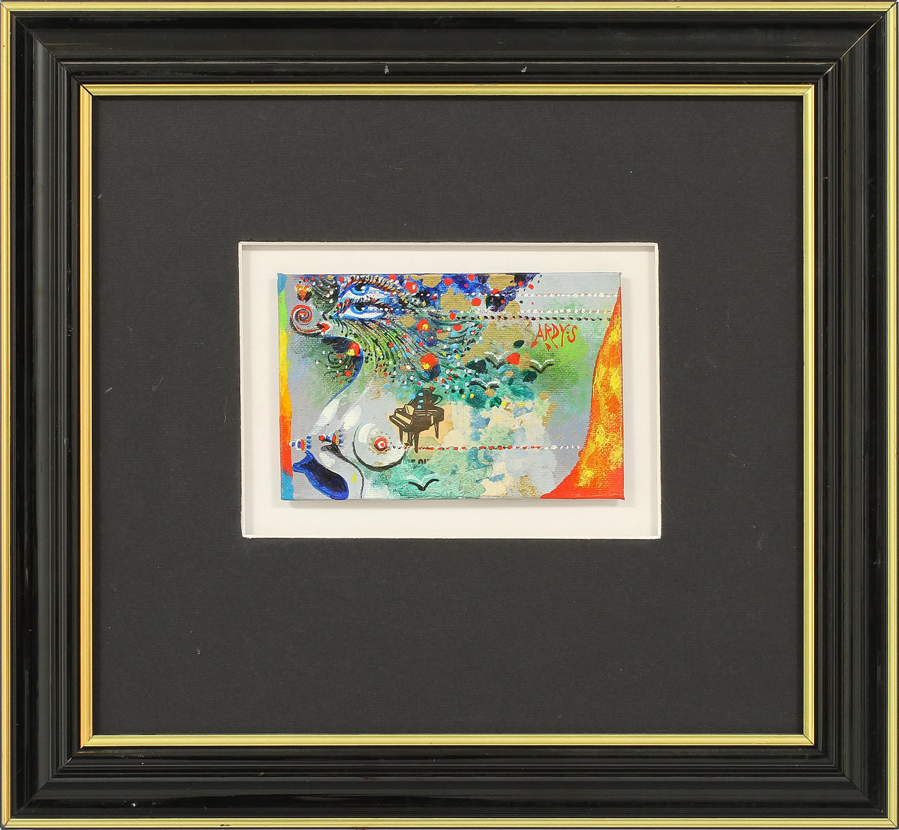 ARDY STRÜWER, olja på duk, sign.