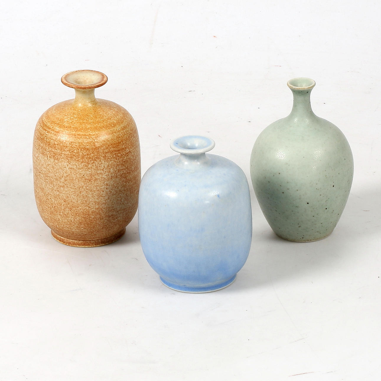 JÖRGEN WULFF, Maljakot, 3 kpl. keramiikka.