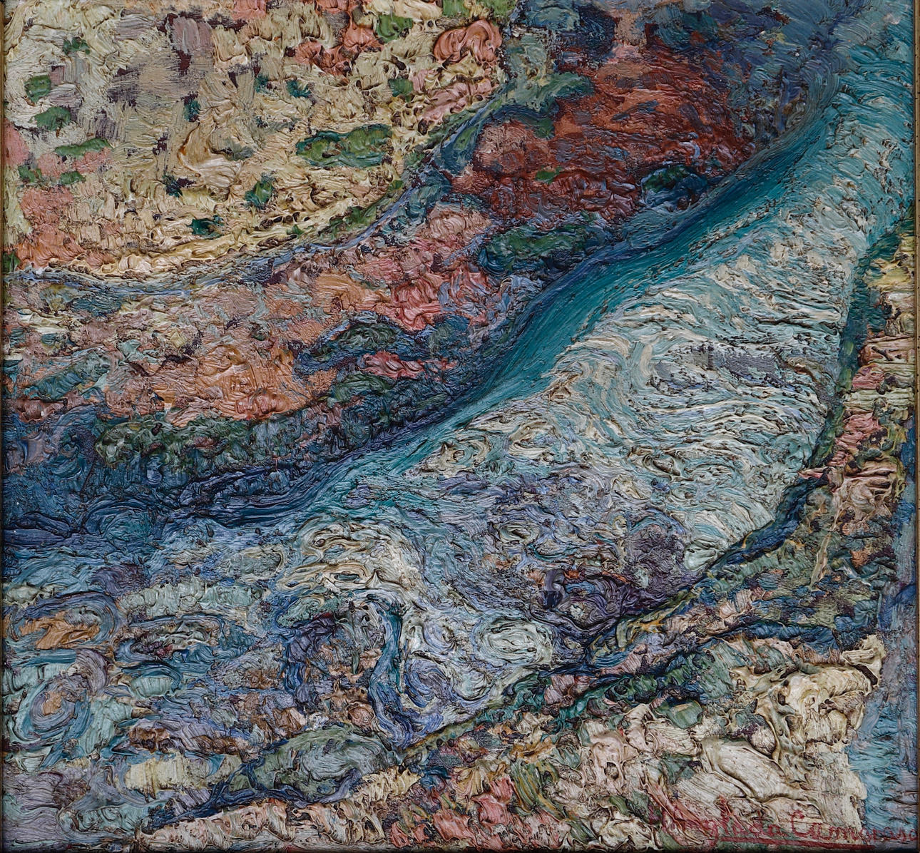 ATTRIBUTED TO CATALAN SCHOOL, FIRST HALF 20TH CENTURY. Landscape.