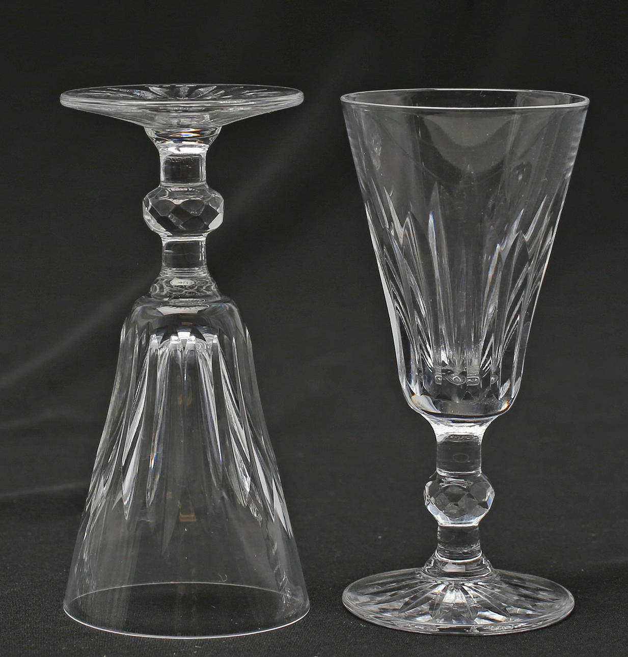 SNAPSGLAS, 12 st, glas, Pyramid, Fritz Kallenberg, Kosta-Boda.