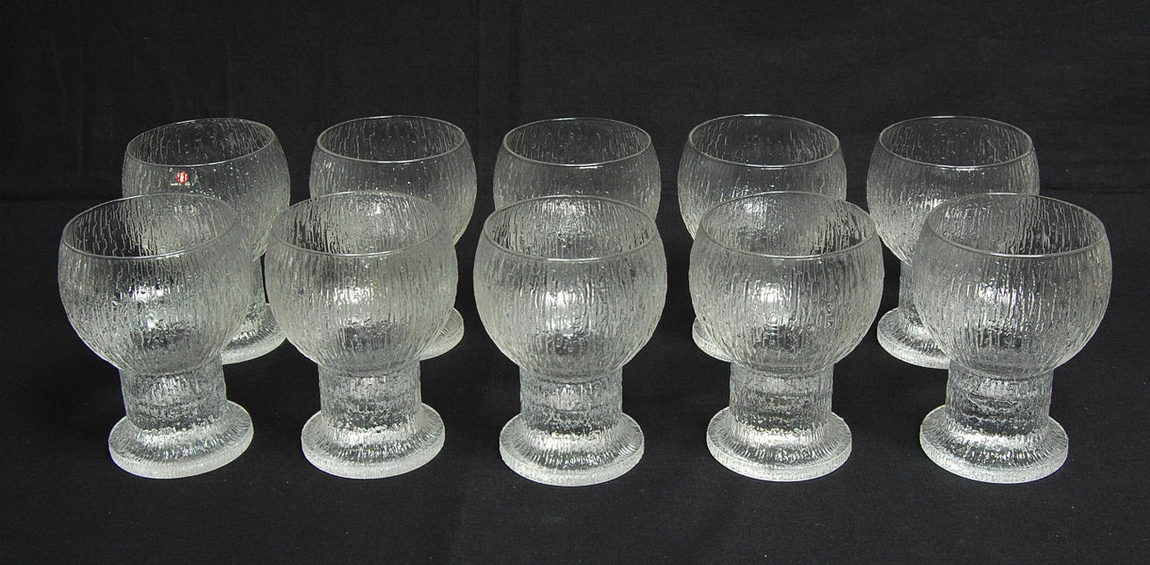 ÖLGLAS, 10 st, Kekkerit, Timo Sarpaneva, littala.